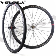 Velosa CX35SL Road Disc Brake carbon wheels,35mm clincher/tubular,700C cyclocross Gravel wheel,tubeless ready,6-bolt/center lock 2024 - buy cheap