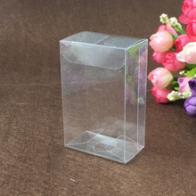 Caja de plástico transparente de pvc para dulces, embalaje de exhibición de Joyas, regalo de boda, schachtel, 50 Uds., 3x4x16cm 2024 - compra barato