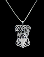 Hollow Pet Pendant American Bulldog Necklace for women cute charm christmas gift fashion pretty jewelry 2024 - buy cheap