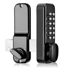 Mechanical Digital Push Home Button Door Lock Waterproof Smart Lock Password Keypad Code Combination Lock Intelligent With Keys 2024 - buy cheap