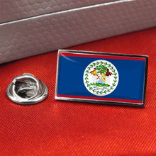 low price Belize Flag Lapel Pin Badge / metal Tie Pin hot sales custom country flag lapel pin cheap custom metal pin 2024 - buy cheap