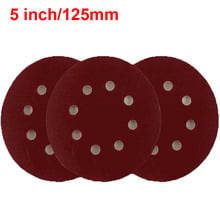 URANN 10pcs 5" 125mm 8 Hole Flocking Sandpaper Self-adhesive Sandpaper Porous Back Velvet Disc Grit 40/60/80/120/150/180~3000 2024 - buy cheap