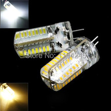 G4 5W SMD 3014 64LEDS Cabinet Light Bulb Warm Pure White DC12V 500LM Silica gel 360 degree 5pcs/lot 2024 - buy cheap
