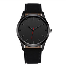 Reloj 2018 Fashion Large Dial Military Quartz Men Watch Leather Sport watches High Quality Clock Wristwatch Relogio Masculino T4 2024 - buy cheap