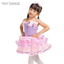 IN STOCK!! Girls ballet dance tutu, Lilac Sequin Dress, ballerina costume for kids, pink tutu dresses, show costumes 15302 2024 - buy cheap