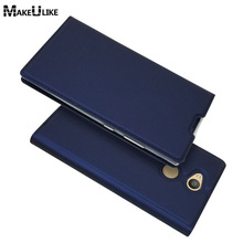 Slim Magnetic Case for Sony Xperia L2 Flip Cover PU Leather Phone Bags Cases For Sony L2/L1 Coque 2024 - buy cheap
