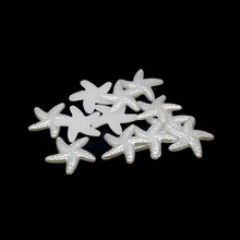 100pcs/lot 18mm White Starfish Shape Scrapbook Simulated Pearl Beads Sewing Buttons DIY Material Findings BD0019 2024 - buy cheap