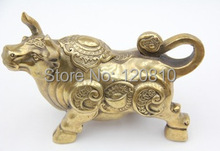 Precious Chinese Bronze Statue Sculpture Copperware Collection Collectible Cow Statue Oriental Bronze Copper Ware On Sale! 2024 - buy cheap