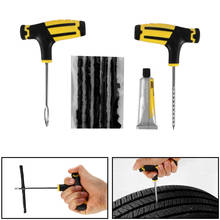 AOZBZ Auto Car Tubeless Tyre Puncture Plug Repair Tools Kit Car Tire Repairing Tools Fast Puncture Plug Repair Block 2024 - buy cheap
