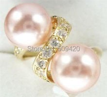 XFS201434er> El anillo de perlas de concha Rosa plateado más noble Tamaño 7 8 9 2024 - compra barato
