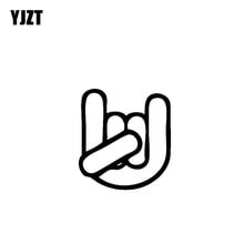 YJZT 12.7CM*14CM ROCK Vinyl Personality Car Sticker Decals Black Silver Motorcycle C13-000554 2024 - buy cheap