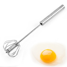 12inch Stainless Steel Egg Beater Mixer Self Turning Egg Cream Coffee Milk Stirring Whisk Manual Handheld Blender Kitchen Tools 2024 - buy cheap