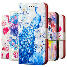 3D Vision Luxury Flip Wallet Case For LG K12 K40 K50 Plus PU leather 3D Vision Phone Case For LG stylo 5 Q60 Cover 2024 - buy cheap