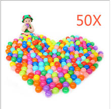 50pcs Colorful Ball Ocean Balls Soft Plastic Ocean Ball Baby Kid Swim Pit Toy  YH-17 2024 - buy cheap