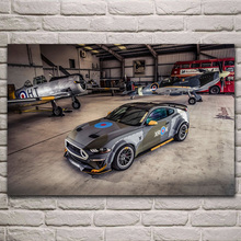 Cool sport car mustang gt eagle squadron rtr angar posters on the wall picture home living room decoration for bedroom KH942 2024 - buy cheap