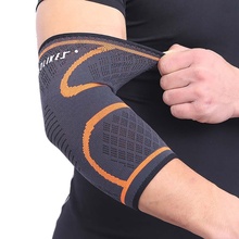 1 Pair Compression Sleeve Elbow Brace Protector Workouts Weightlifting Elbow Support Arthritis Fitness Running Cycling Knee Pads 2024 - buy cheap