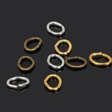 Beadia-anillos de oro/plata/bronce plateado abierto para pulseras, collares, cuentas, joyas, accesorios DIY, 4-7mm 2024 - compra barato