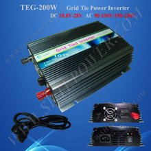 Инверторы сетки 200w dc 10,8-28 v к ac 230v инвертор сетки солнечной 2024 - купить недорого