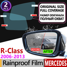 for Mercedes Benz R-Class 2006 - 2013 Full Cover Anti Fog Film Rearview Mirror Accessories R-Klasse R280 R300 R320 R500 R63 2011 2024 - buy cheap