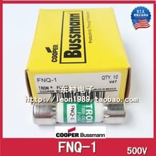 [SA] las importaciones de EE. UU. fusibles de fusible BUSSMANN TRON FNQ-1 1A 10*38mm 500V--10PCS/lote 2024 - compra barato