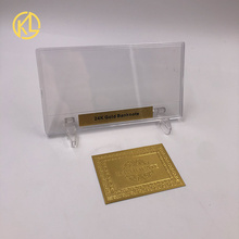 Agradável quadro de acrílico dispaly com codificador para cédulas de ouro boa venda 2024 - compre barato