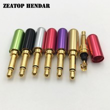 8Pcs Mini 3.5mm 2 Pole Mono Audio Plug with Clip Hook Male Jack 3.5 Jack for Headphone Earphone DIY Repairing Connector 2024 - buy cheap