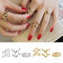 Anel de dedo aberto com flecha feminino, anel vazado de joias com 3 estilos para mulheres conjunto de joias para presente 2024 - compre barato