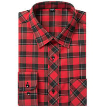 Quality Men Flannel Plaid Shirt Cotton Spring Autumn Casual Long Sleeve Shirt Men Soft Cherecked Loose Shirt Brand Clothes 2024 - buy cheap