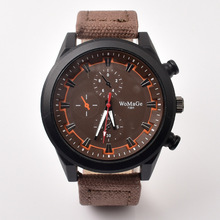 Top Brand Womage Watch Men Fashion Military Outdoor Sport Watches Fabric Strap Hour Quartz Clock Relogio Masculino Reloj Hombre 2024 - buy cheap