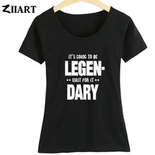 Himym-camisetas de manga corta con letras blancas y negras para mujer, ropa para Parte Superior Femenina, ZIIART 2024 - compra barato