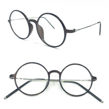 TR90 гибкие винтажные круглые 46 мм очки для чтения с полным ободком унисекс свет + 100 + 125 + 150 + 175 + 200 + 225 + 250 + 275 + 300 + 325 + 350 + 6 2024 - купить недорого