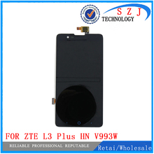 New FOR ZTE Blade L3 Plus HN V993W LCD Display with Touch Screen Assembly Replacement Parts Free shipping 2024 - купить недорого
