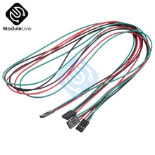 Cabo 0.7m 70cm 3pin definido fêmea para fêmea, jumper wire para arduino 3d impressora reprap