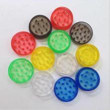 2 Layer Kitchen Use Round Shape Hard Plastic Herbal Herb Cigar Tobacco Grinder Smoke Spice Crusher Hand Muller 2024 - buy cheap