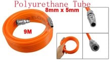 8mm x 5mm Polyurethane PU Air Compressor Hose Tube Orange 9M 29.5Ft 2024 - buy cheap