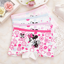 Girls Underwear 4pcs/lot Fashion New Cartoon Cat Baby Cotton Panties Shorts For Kids Short Briefs Children Underpants 2-9Y 2024 - buy cheap
