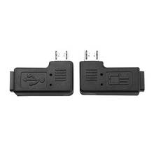 Marsnaska 1 пара, Micro USB Male под прямым и левым углом, 90 градусов, USB Male к Micro Female 2024 - купить недорого