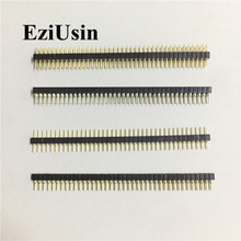 Pitch 2.54mm 1 * 40 Pin 2 * 40P Round Male Female Single / Double Row Pin Header socket Strip PCB Connector For arduino 2024 - buy cheap