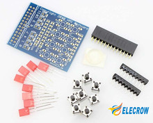 High Quality LED Button Kit for Rasberry Pi Used To Input Your Pi DIY Kit Open Source Free Shipping 2024 - buy cheap