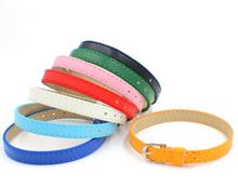 Wholesale 50pcs/lot 8mm Copy Leather Bracelet Wristband Fit For 8mm DIY Slide Charms Fashion Jewelrys Making 2024 - buy cheap