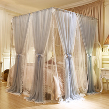 Princess style Bed Canopy Bedcover Mosquito Net high quality Curtain Bedding Contain frame lace Tent Room Decor 2024 - buy cheap