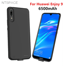 NTSPACE Ultra Thin Backup Power Bank Cover For Huawei Enjoy 9 Power Case 6500mAh Portable Back Clip Battery Charger Cover Case 2024 - buy cheap