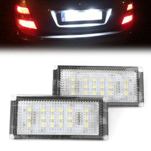 Лампа для номерного знака автомобиля, 2 шт., Светодиодные индикаторы для BMW E46 3 серии M3 2004 2005 2006 2024 - купить недорого