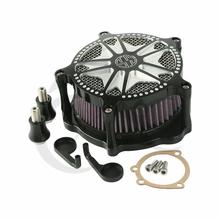 Kit de filtro para limpeza de ar de motocicleta cnc, para harley sportster xl1200 1998-11 iron 2007 1998-14 2024 - compre barato