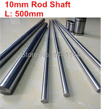 2pcs dia 10mm - 500mm chrome plated Cylinder Linear Round Shaft 2024 - buy cheap