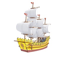 Wood Craft Sailing Series Merchant Ship Boat Assembly Kits Wooden 3D Building Blocks Toys Kids DIY Hobbies Eductionnal Toys 2024 - buy cheap
