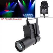 Holofote de led rgbw 4 em 1, refletor led de 6 canais com controle de voz para bar/palco/ktv 2024 - compre barato