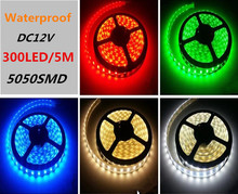 DHL 500m/ lot Waterpoof LED strip5050 12V flexible light60leds/m,white Warm White,Blue,Green,Red,Yellow,RGB Led Strip Light 2024 - buy cheap