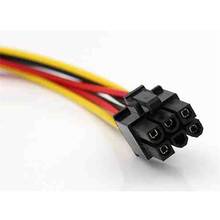 Усовершенствованный кабель адаптера ATX IDE Molex Power Dual 4-6-Pin PCI Express PCIe видеокарта адаптер 18 см Прямая поставка 1 шт. 2024 - купить недорого