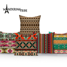 Funda de almohada geométrica para el hogar, cubierta de cojín decorativa, cómoda, marroquí 2024 - compra barato
